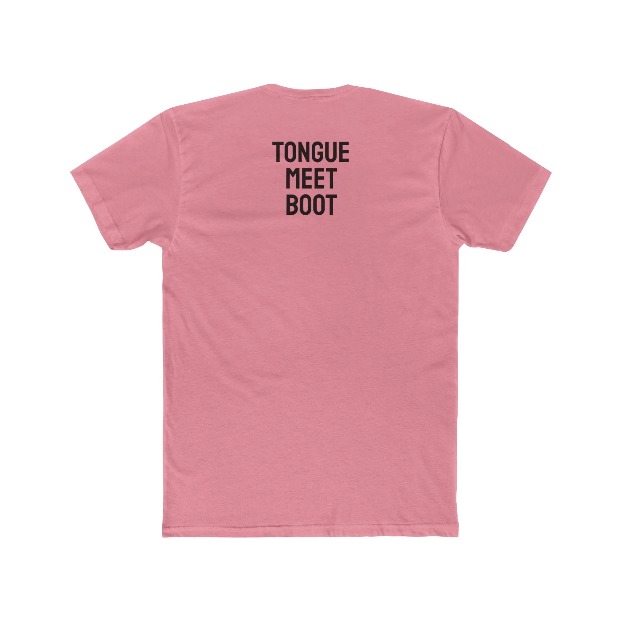 Tounge Meet Boot - Unisex Cotton Crew Tee