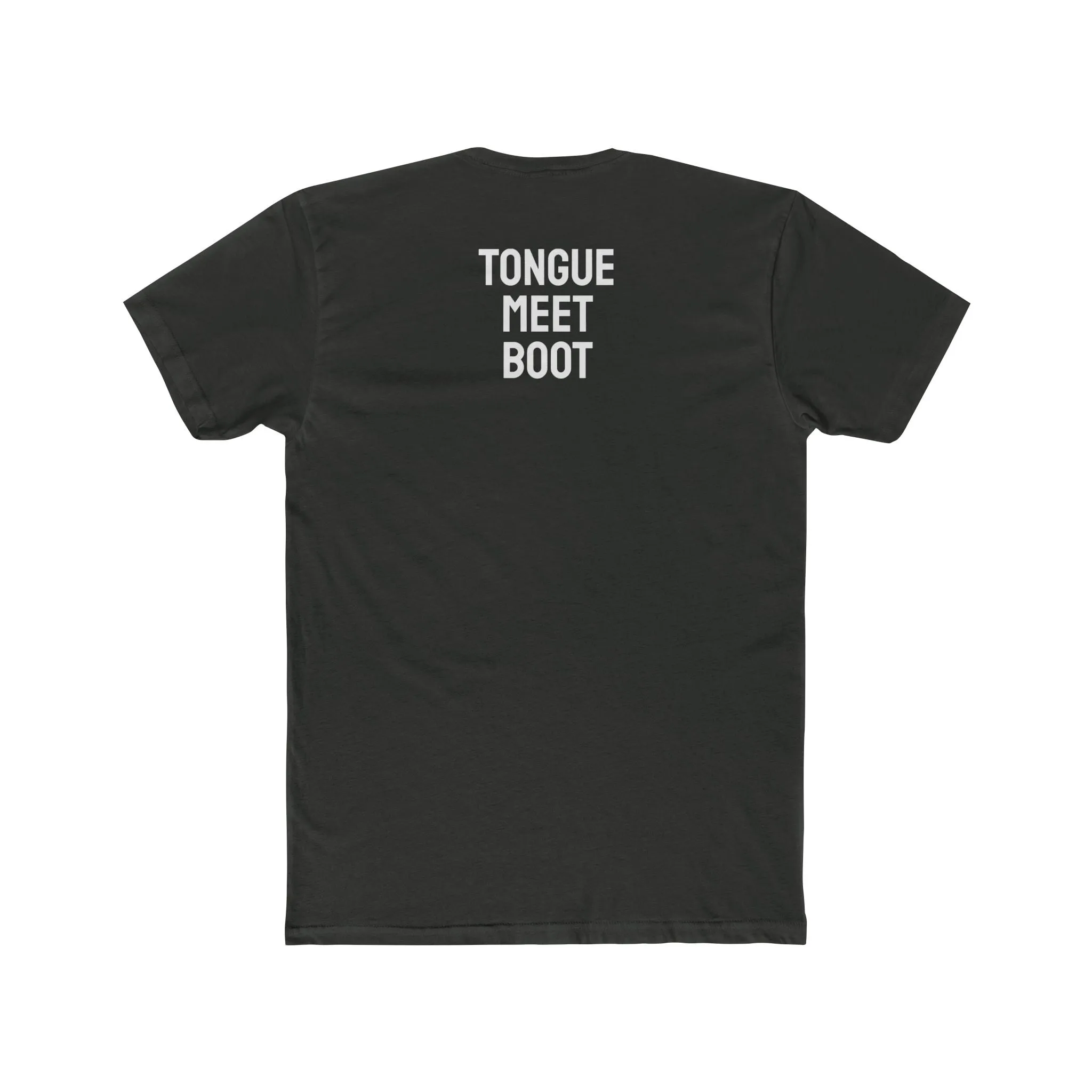 Tounge Meet Boot - Unisex Cotton Crew Tee