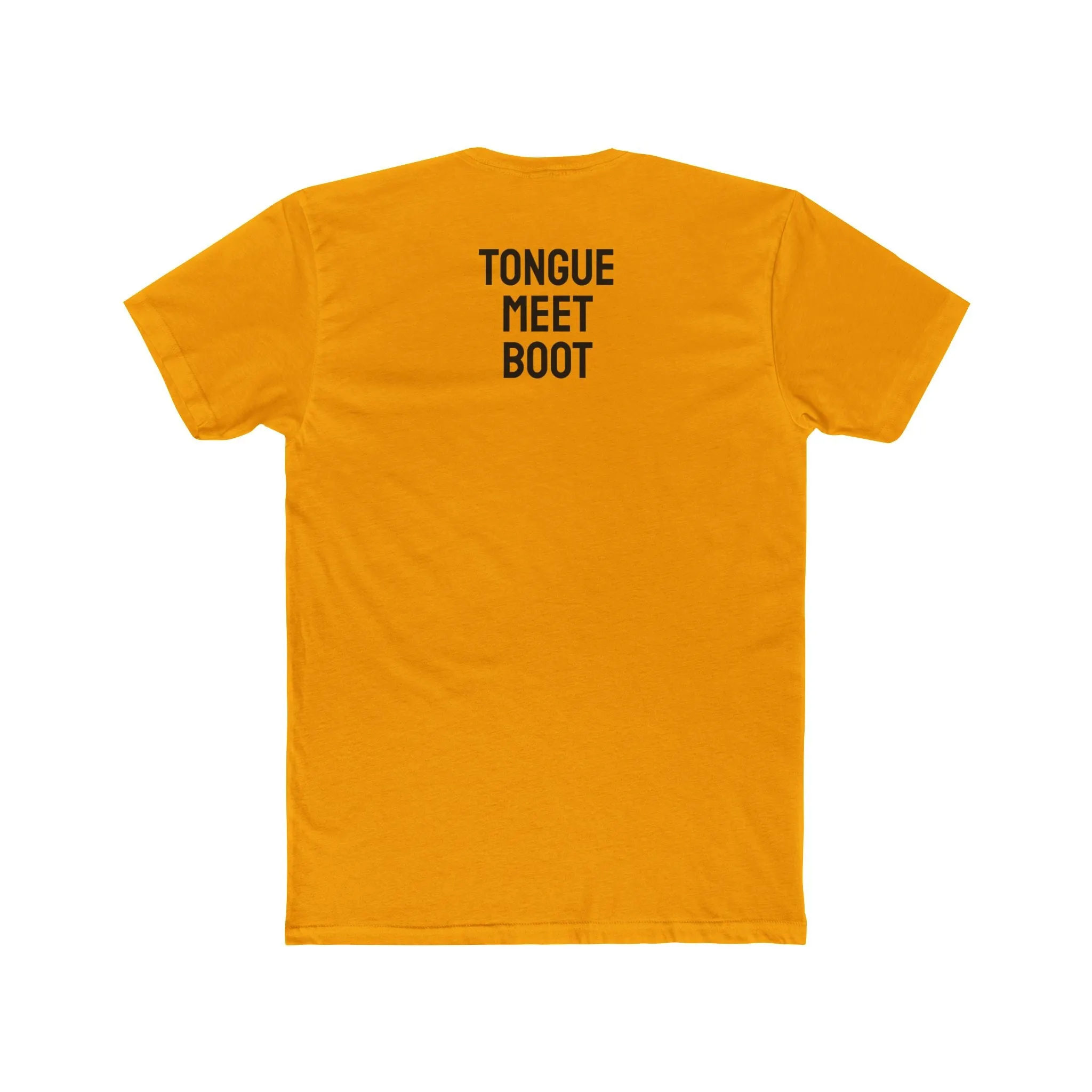 Tounge Meet Boot - Unisex Cotton Crew Tee