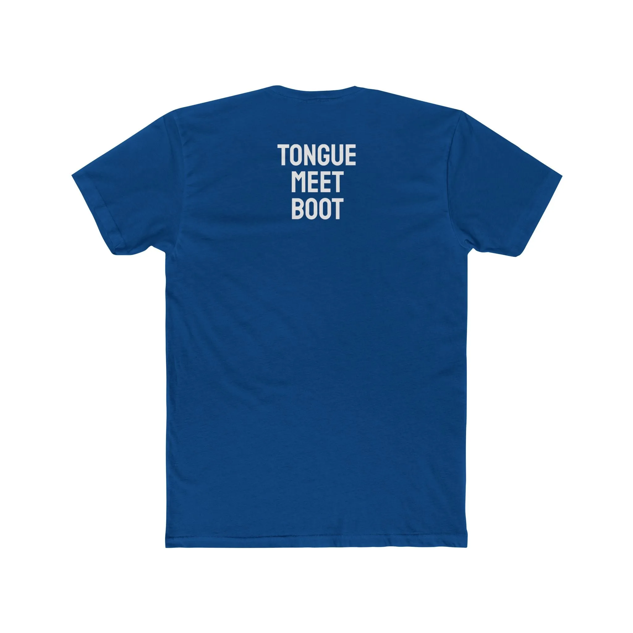 Tounge Meet Boot - Unisex Cotton Crew Tee