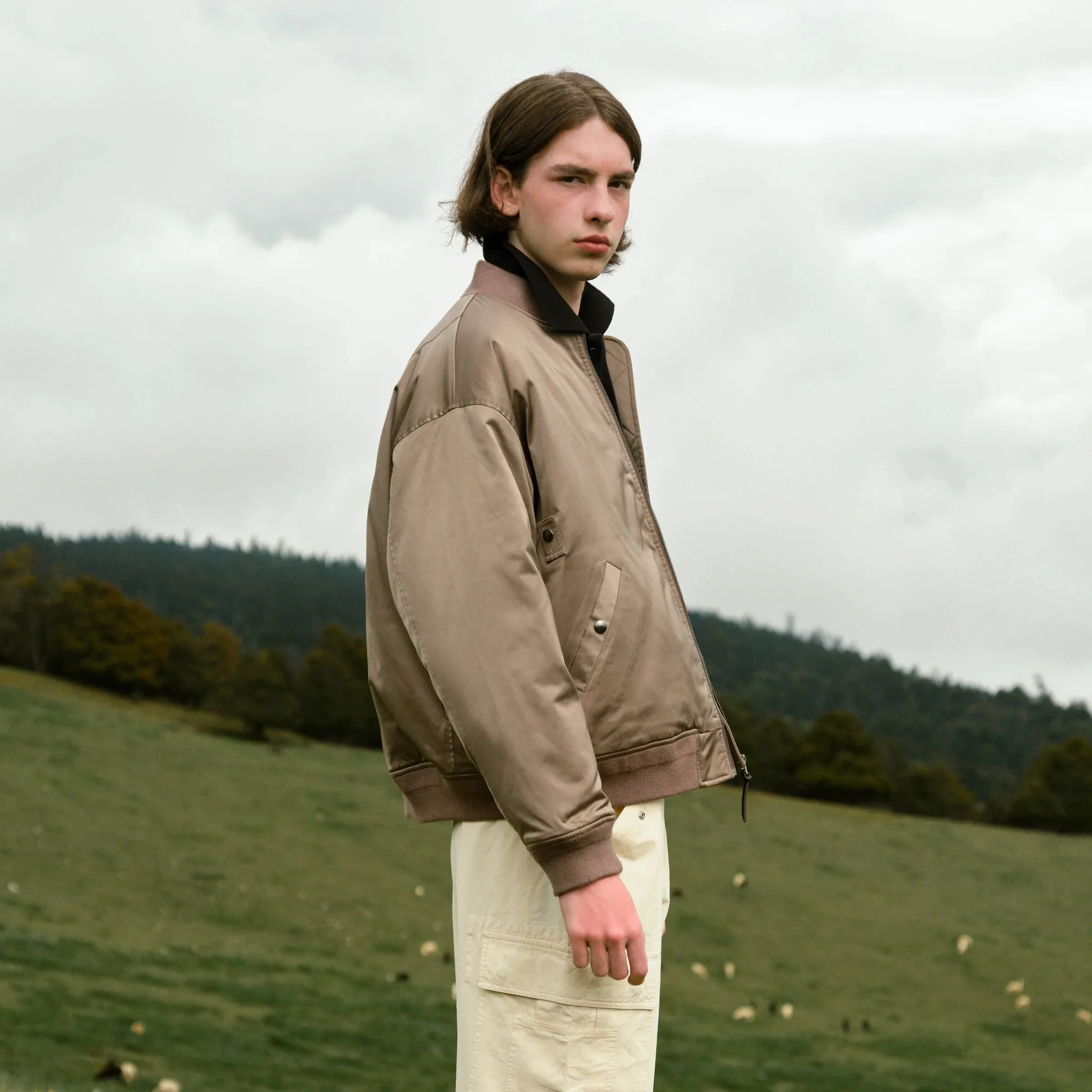 Tricolor Bomber Jacket