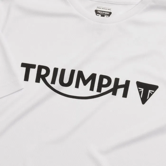 Triumph Rapid Dry Crew Neck T-Shirt - White
