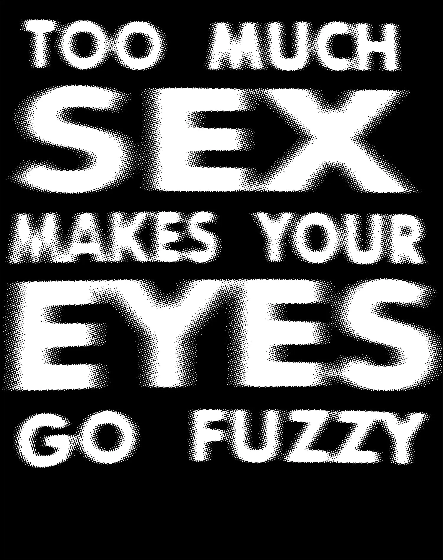 UA Just for Lolz Too Much Sex Men's T-shirt (Black)