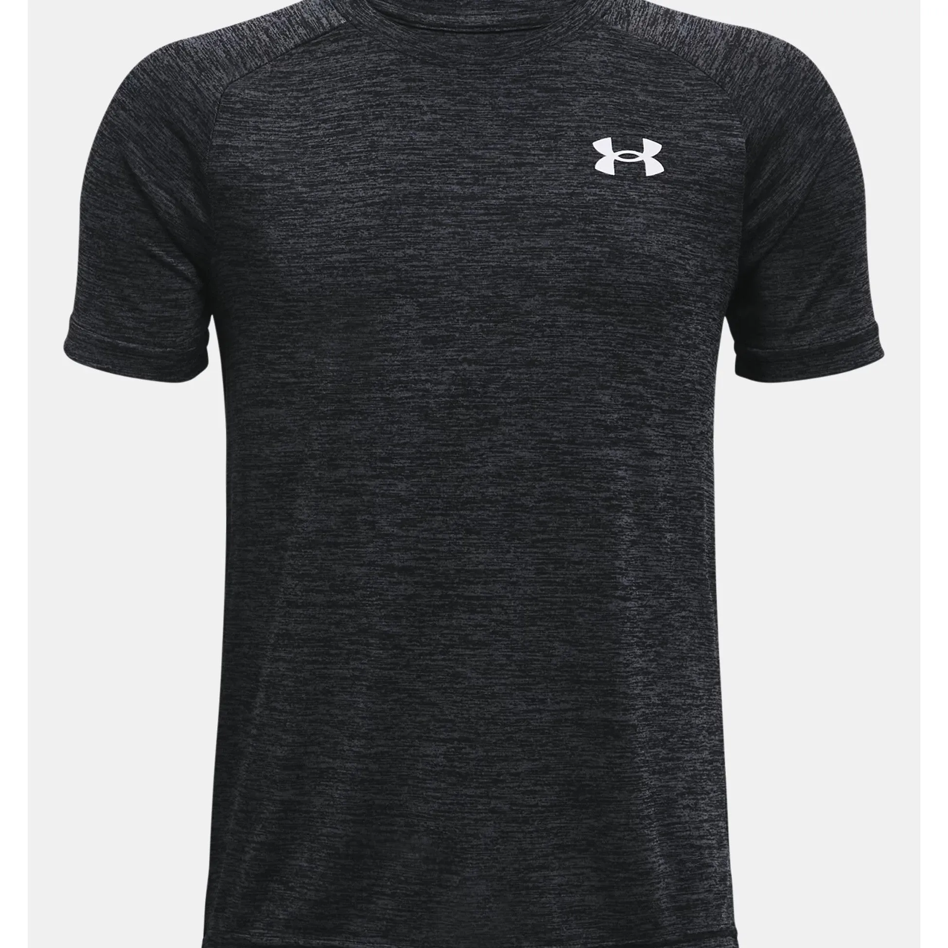 Under Armour Black/White Tech 2.0 S/S Tee - Youth Large