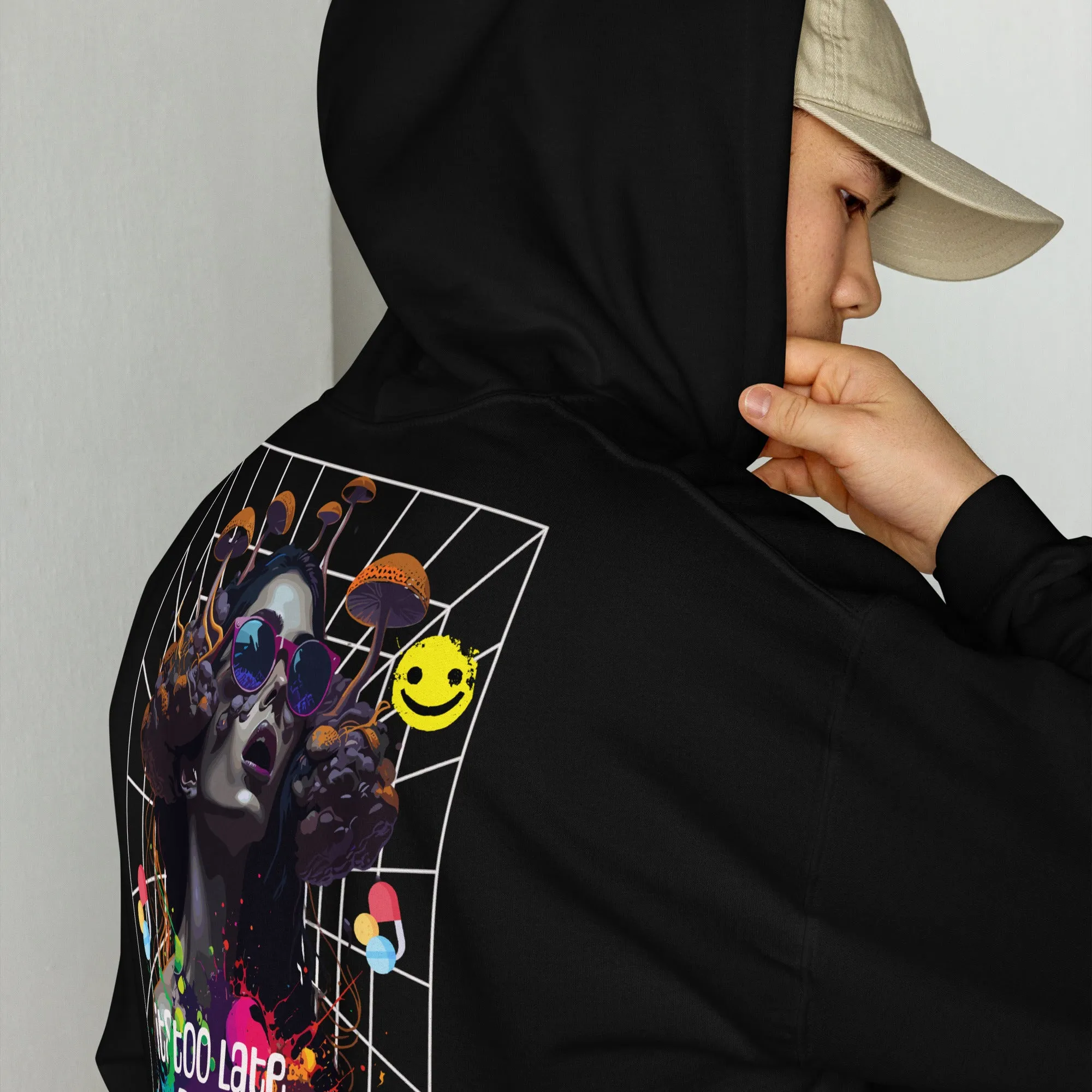 Underground Hoodie | It's too late Daddy | Clubbing Wear