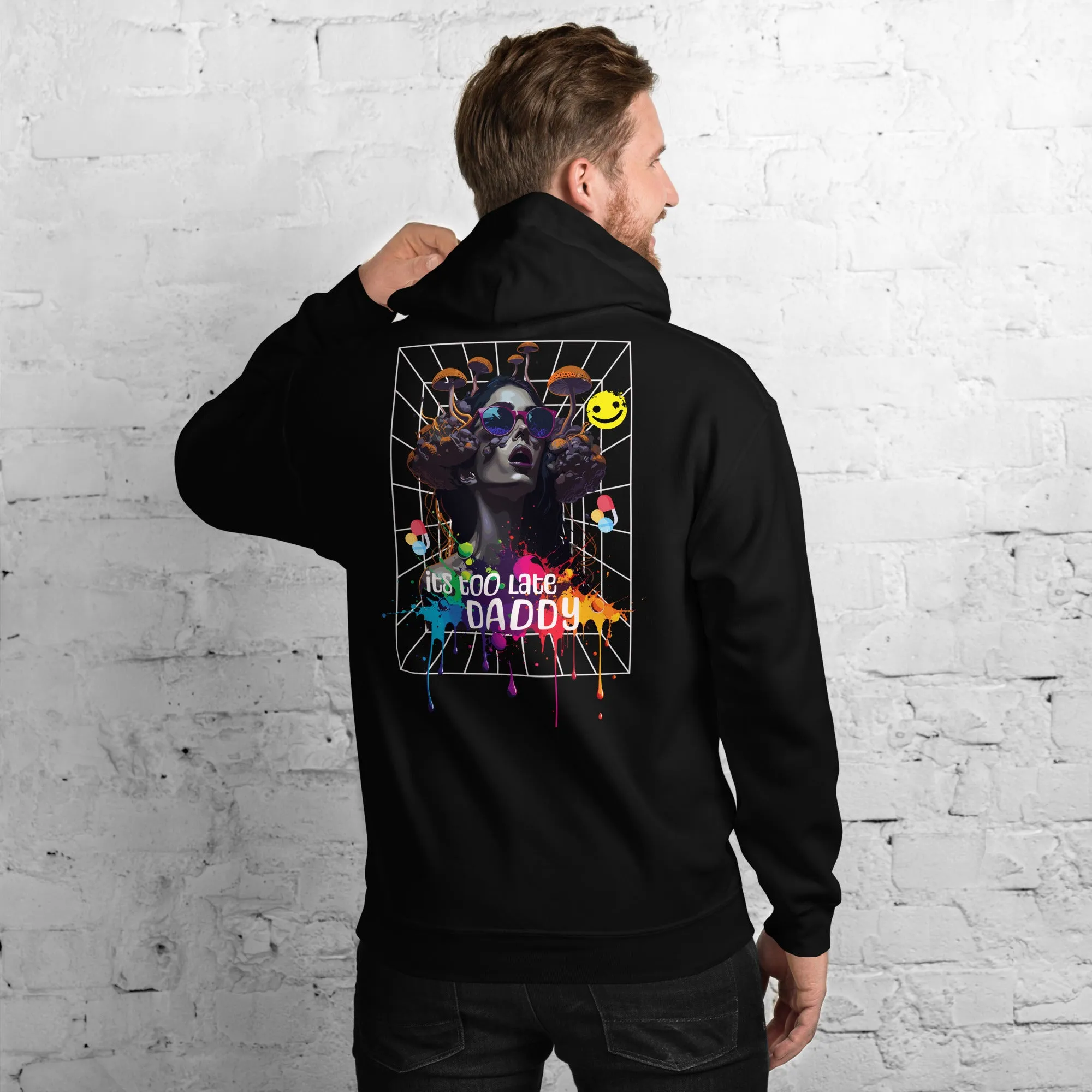 Underground Hoodie | It's too late Daddy | Clubbing Wear