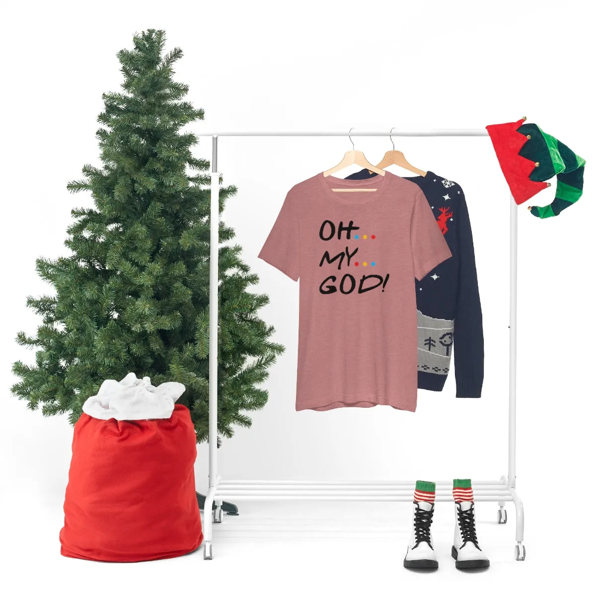 Unisex Jersey Short Sleeve Tee-OH MY GOD