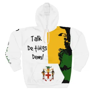 Unisex Pullover Hoodie (TDTD-JACOA-WHT)
