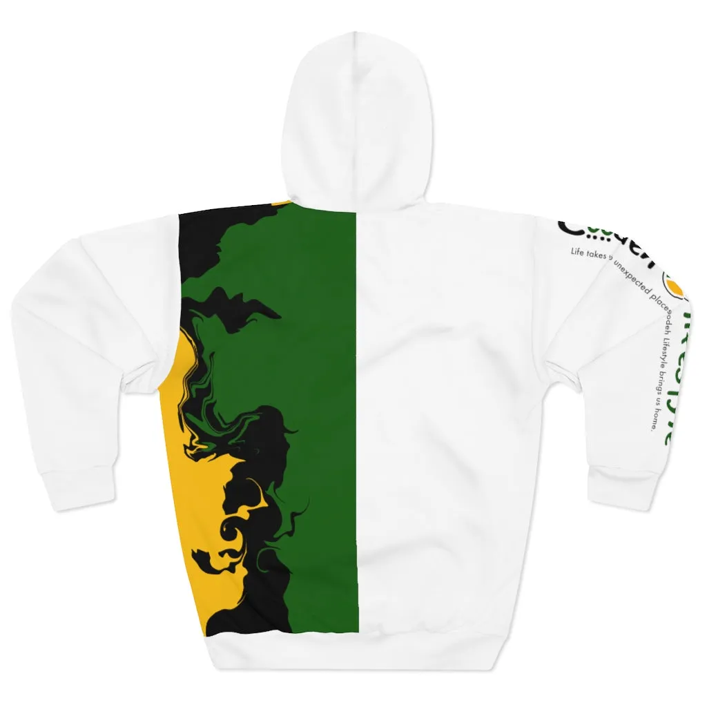 Unisex Pullover Hoodie (TDTD-JACOA-WHT)