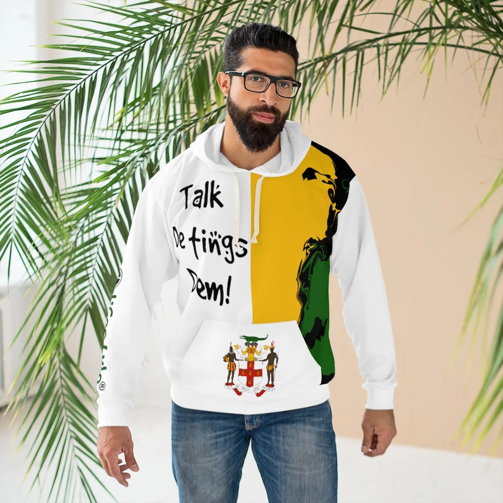 Unisex Pullover Hoodie (TDTD-JACOA-WHT)