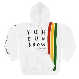 Unisex Pullover Hoodie (YuhDunKnow-WHTPANCOL)