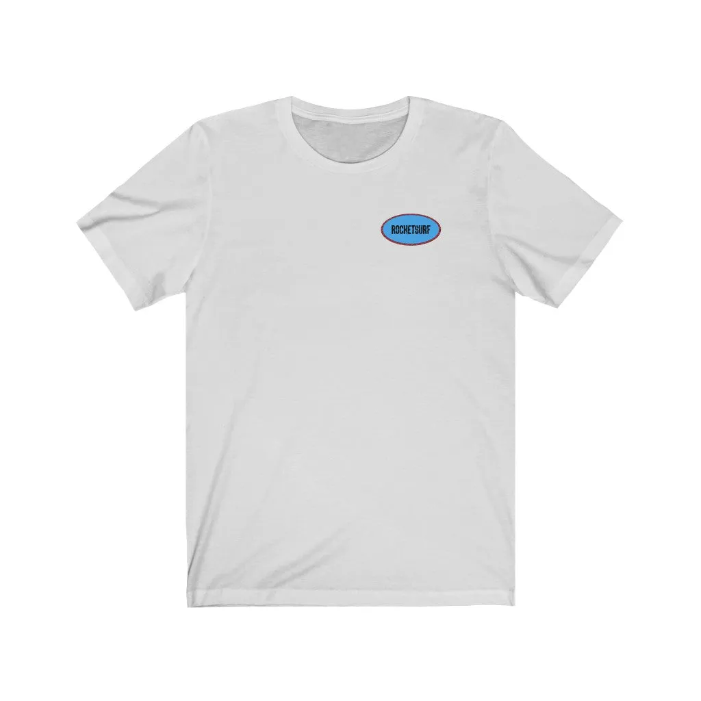 Unisex Short Sleeve Two Sided Tee - Oval Logo