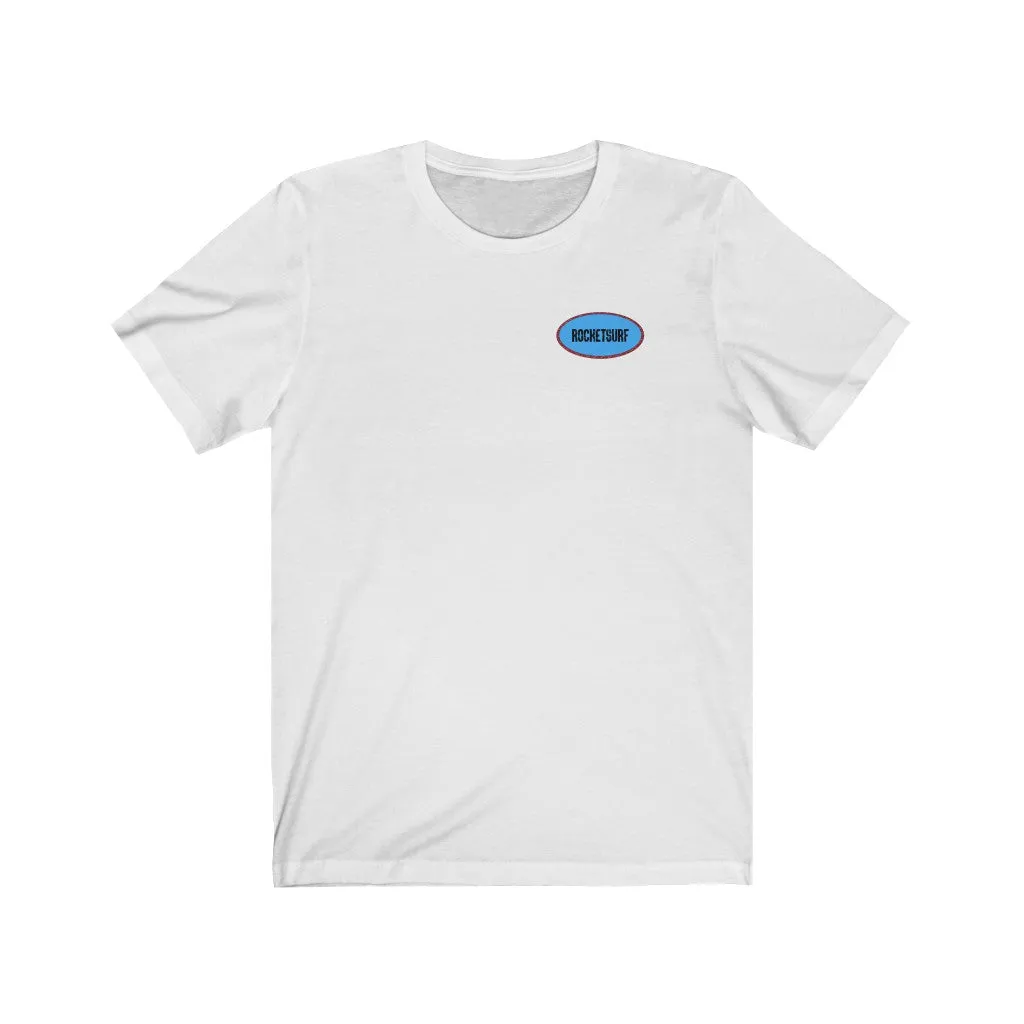 Unisex Short Sleeve Two Sided Tee - Oval Logo