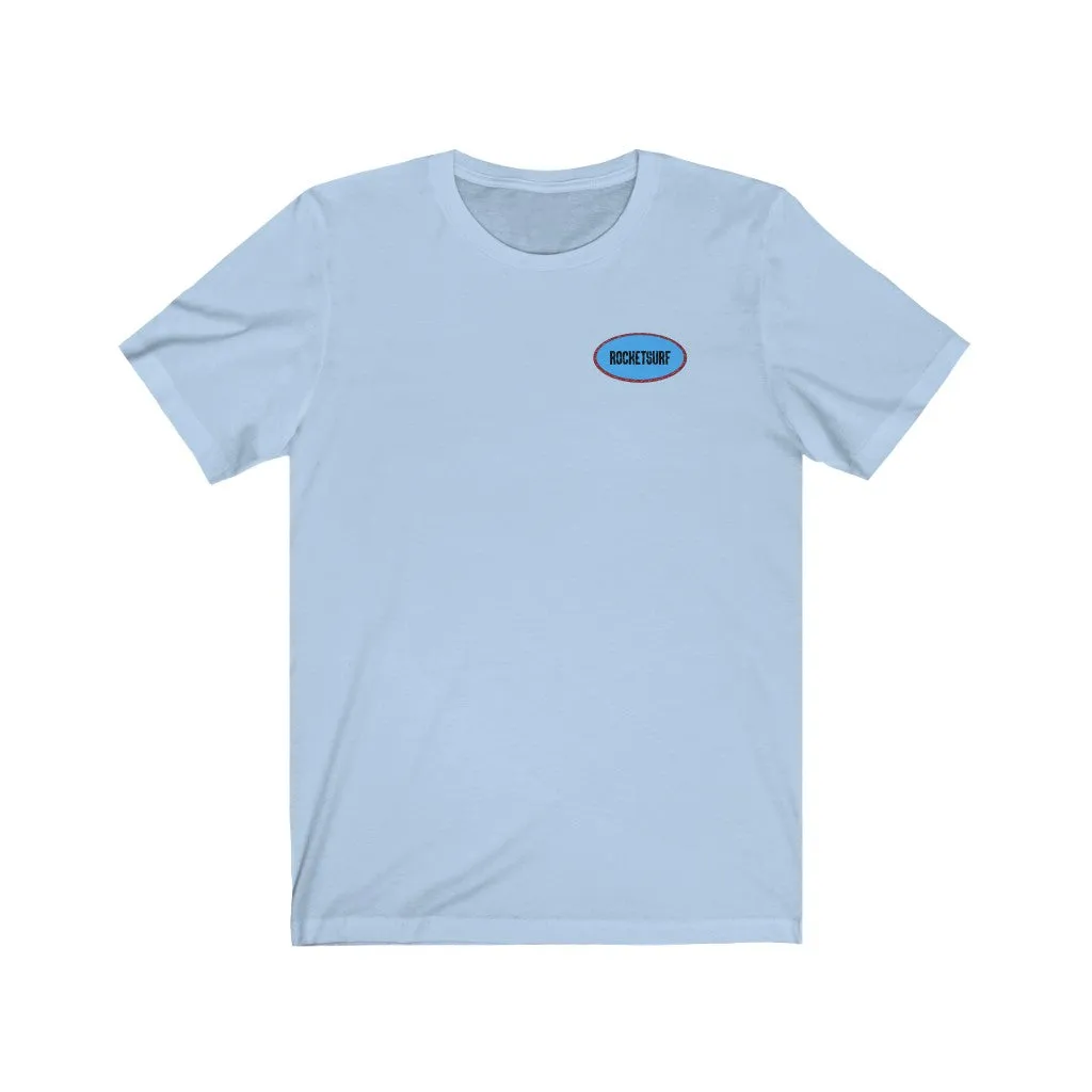 Unisex Short Sleeve Two Sided Tee - Oval Logo