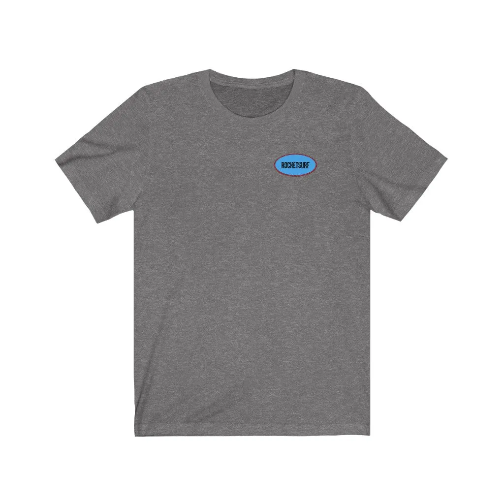 Unisex Short Sleeve Two Sided Tee - Oval Logo