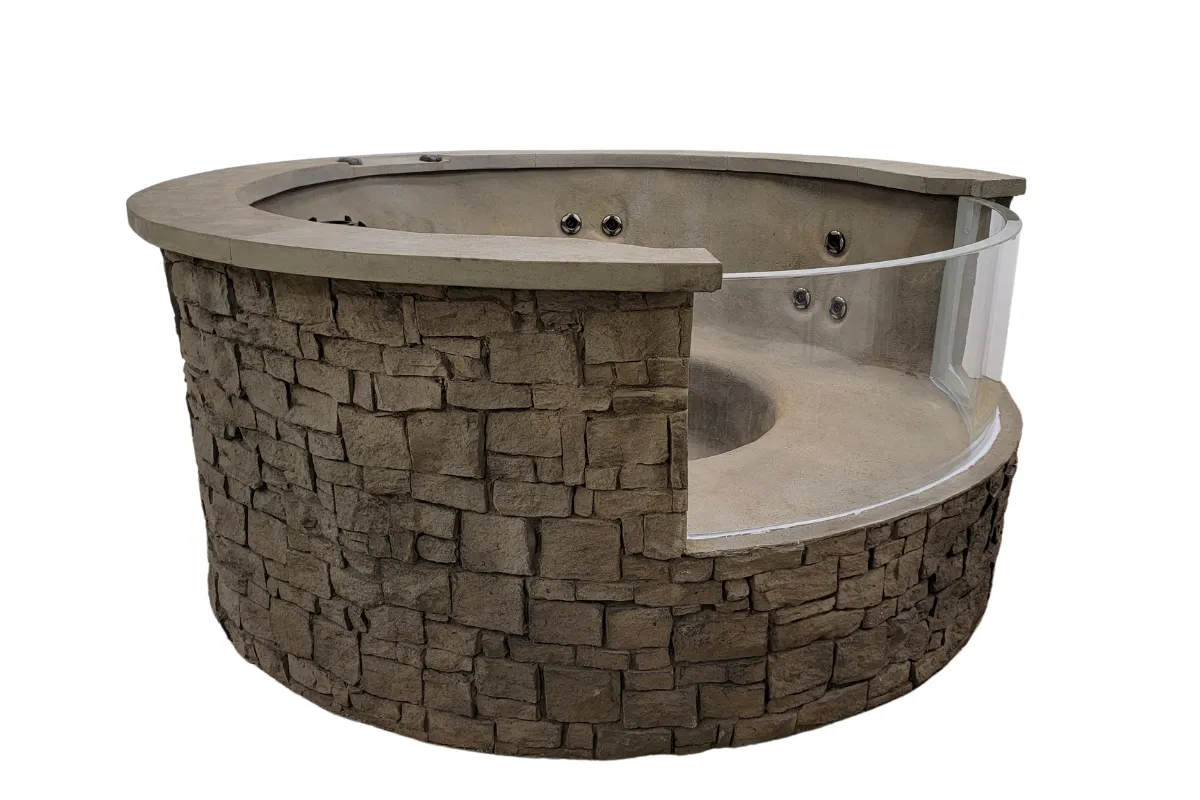 Universal Rocks Above Ground Spa - Luna