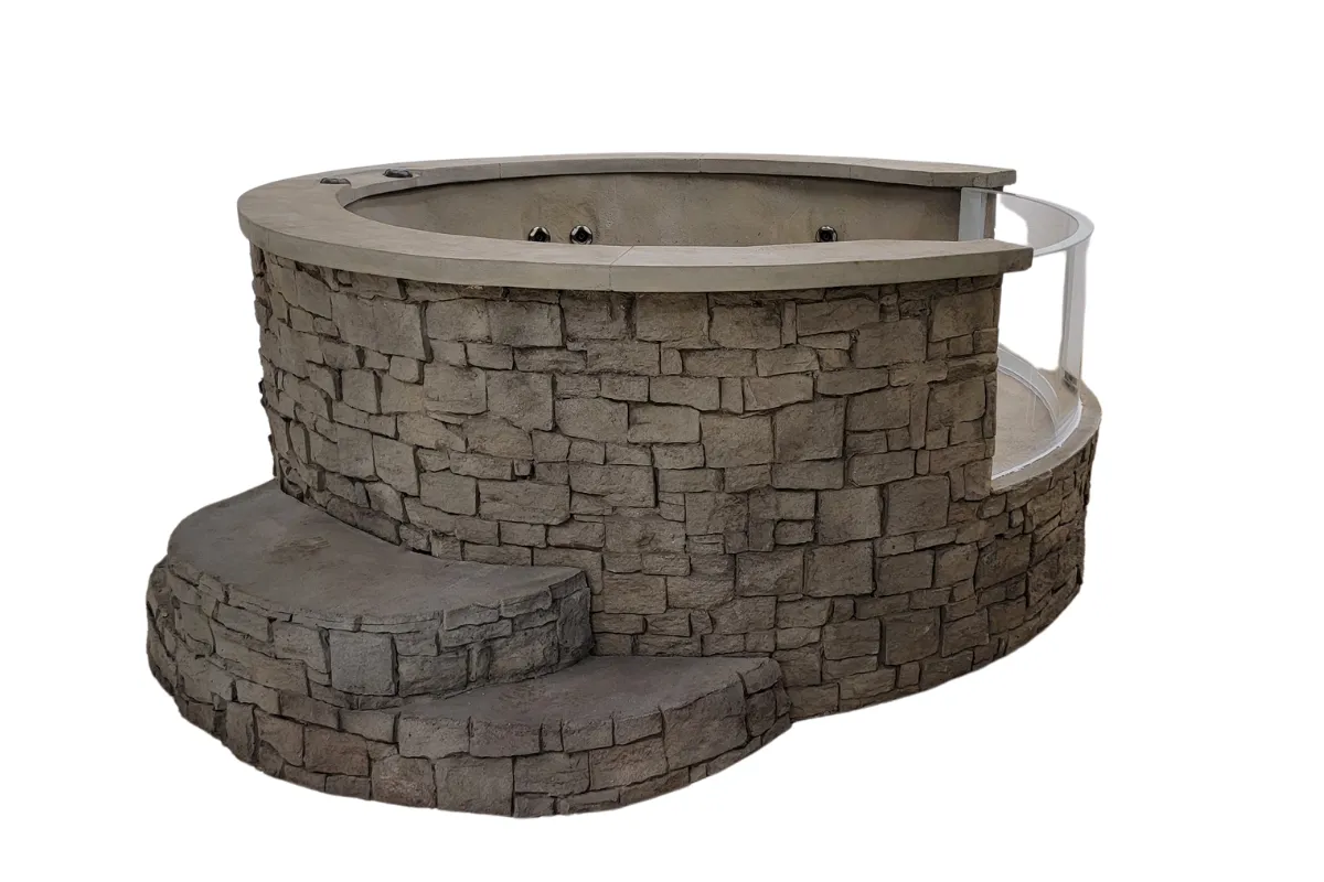 Universal Rocks Above Ground Spa - Luna