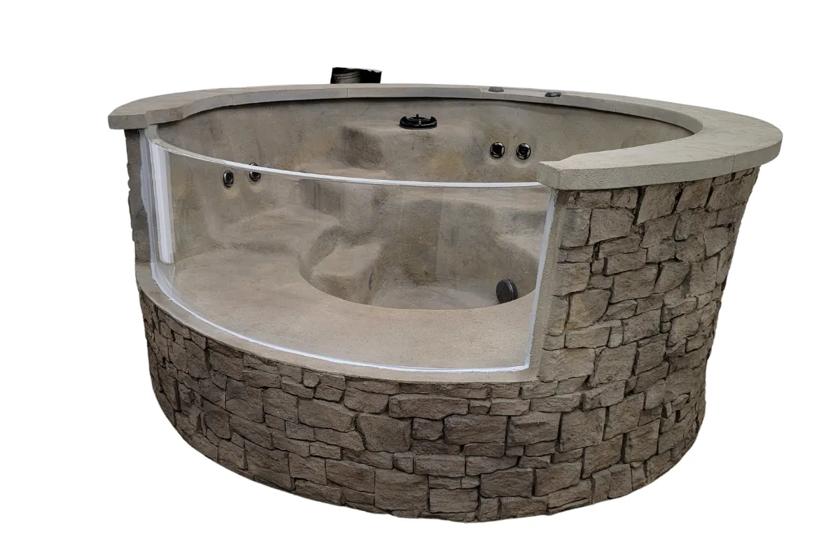 Universal Rocks Above Ground Spa - Luna