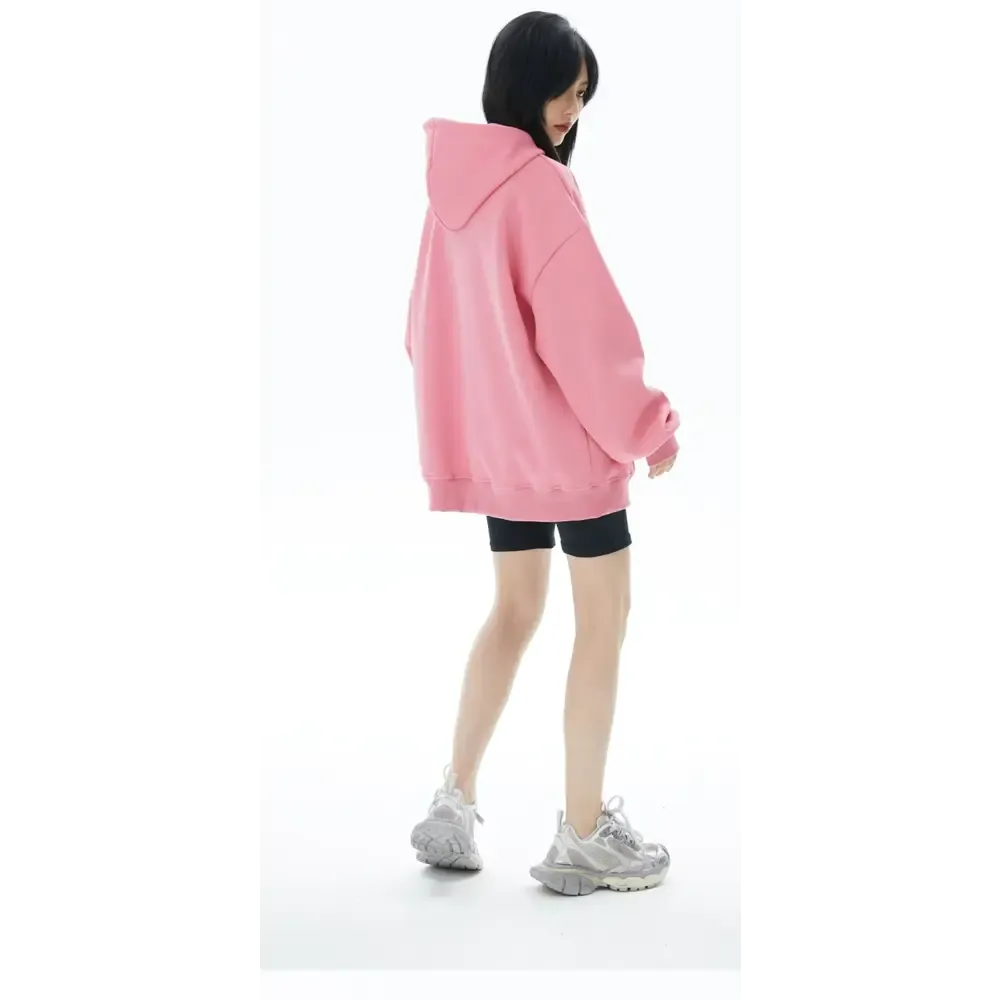 Unusual Y2K Letter Print Hoodie for Stylish Streetwear Collections