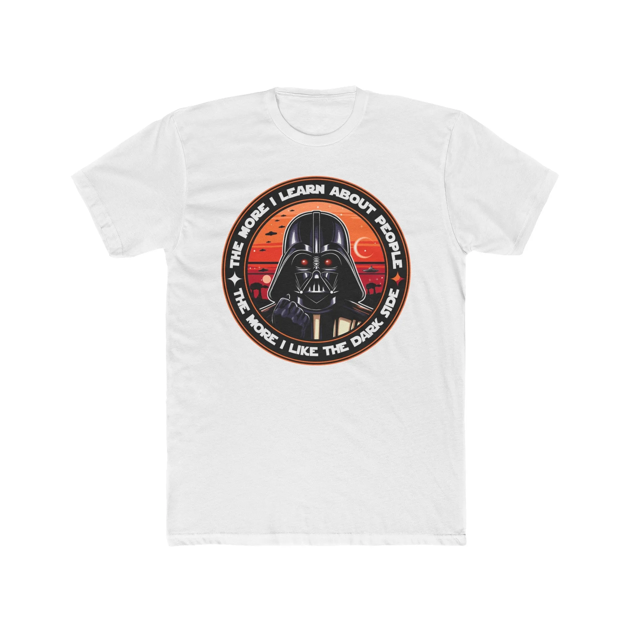 Vader Dark Side On Next Level Tee