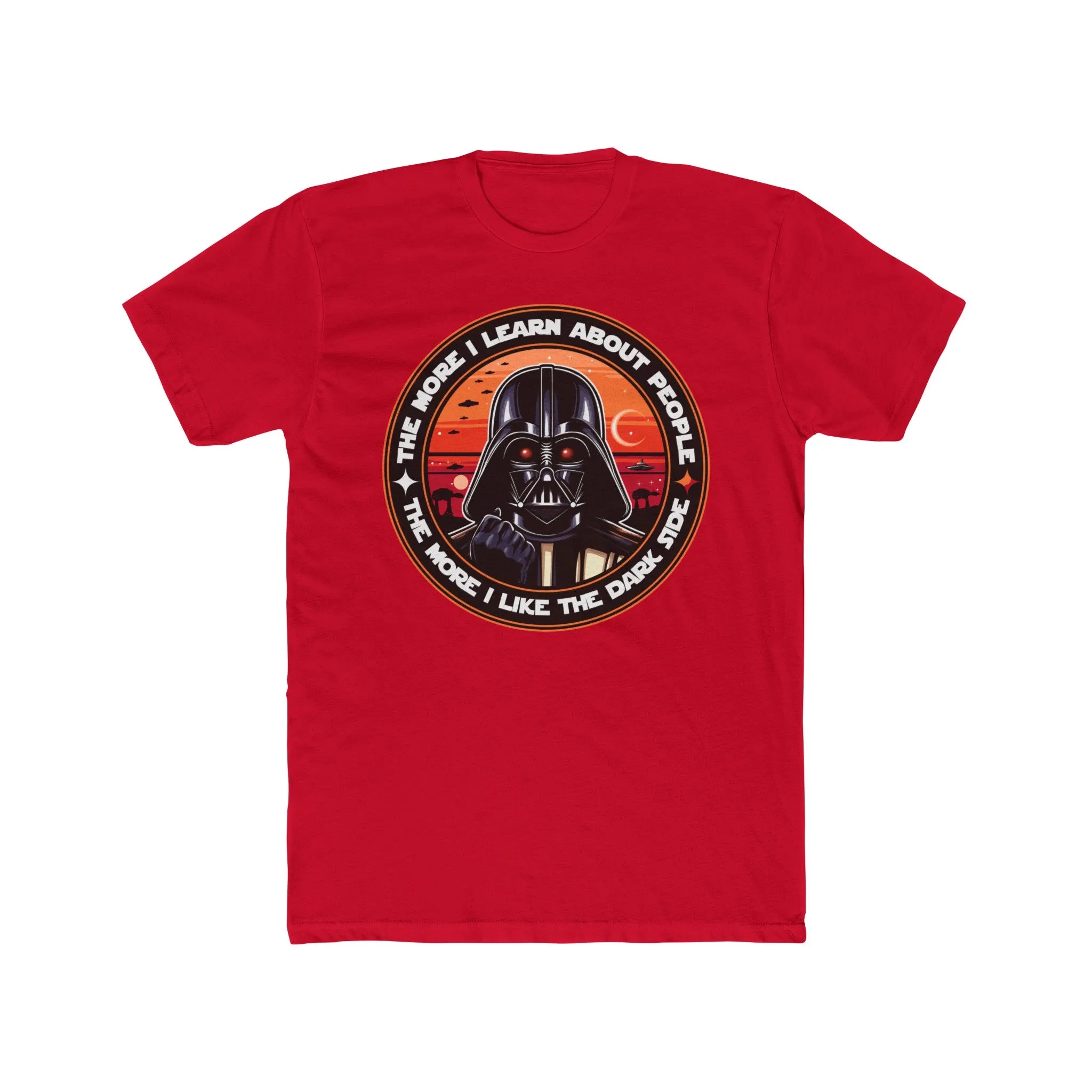 Vader Dark Side On Next Level Tee