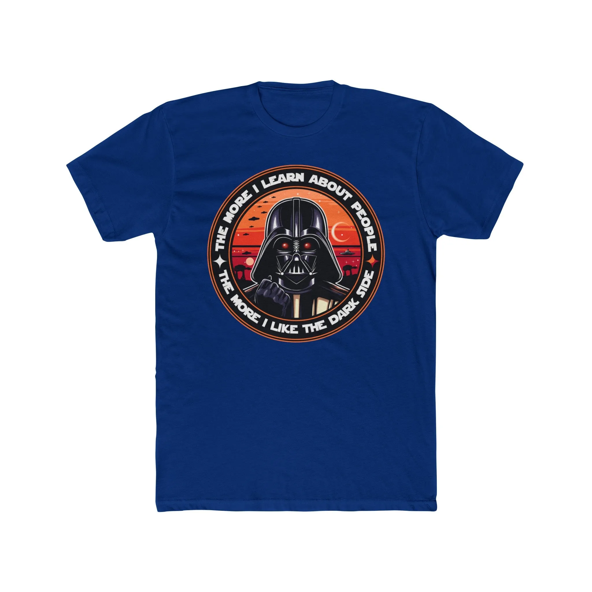 Vader Dark Side On Next Level Tee