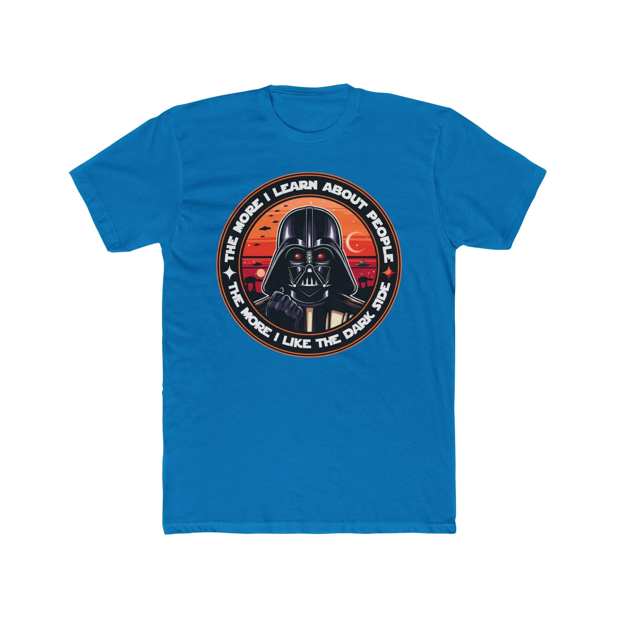 Vader Dark Side On Next Level Tee