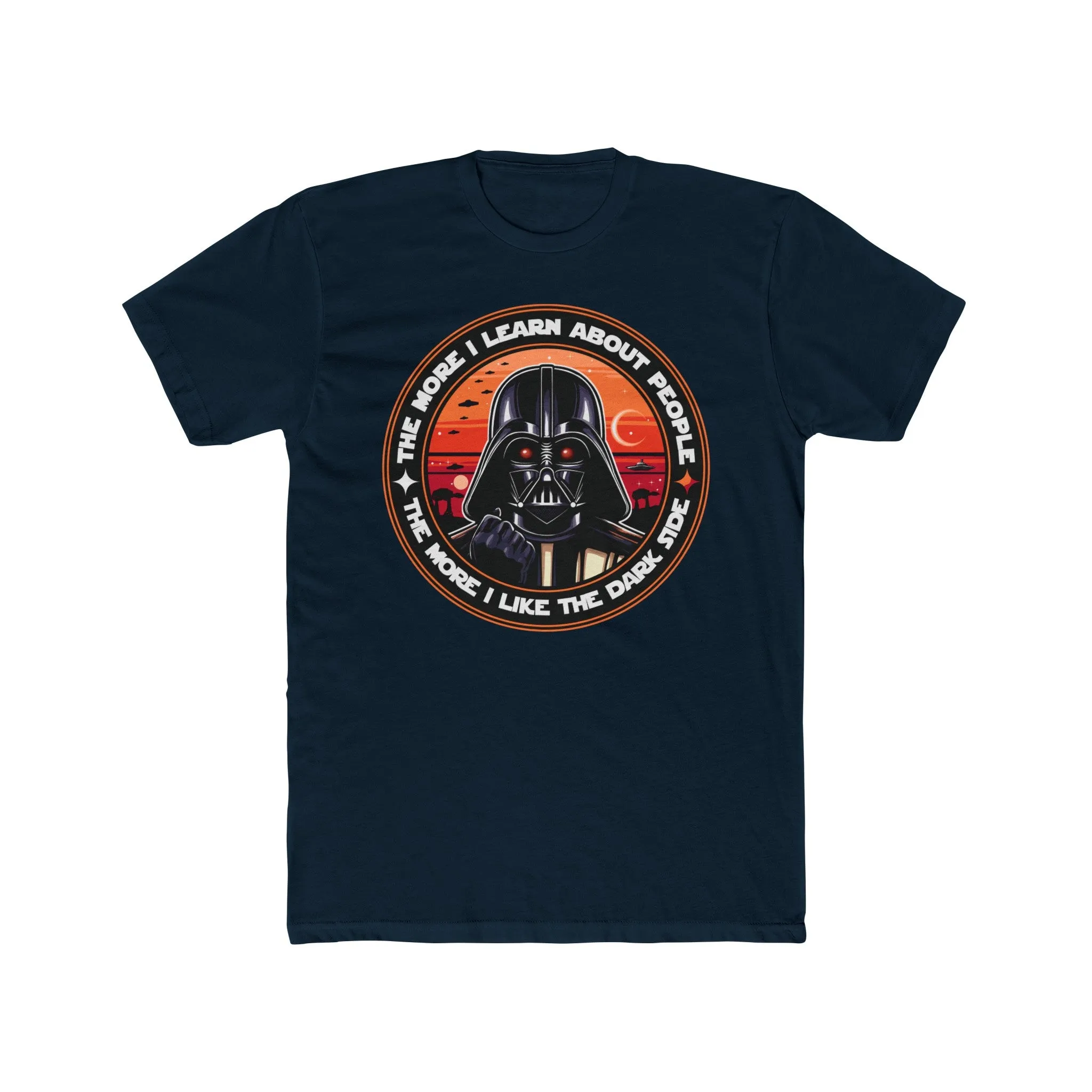 Vader Dark Side On Next Level Tee