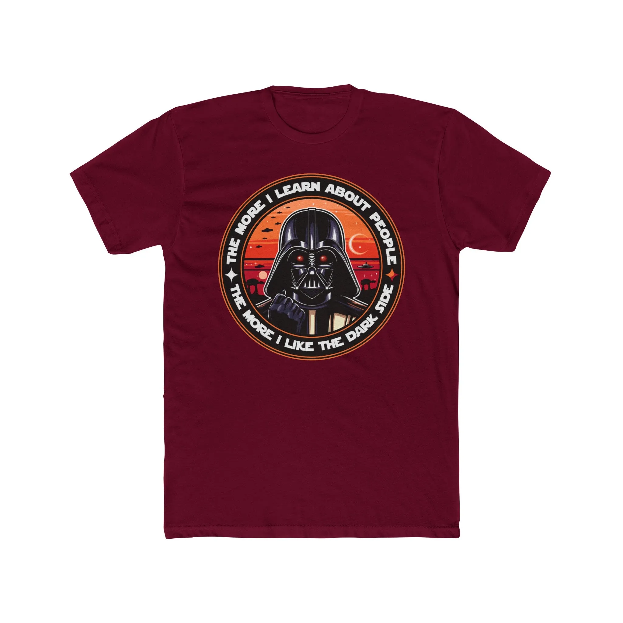 Vader Dark Side On Next Level Tee