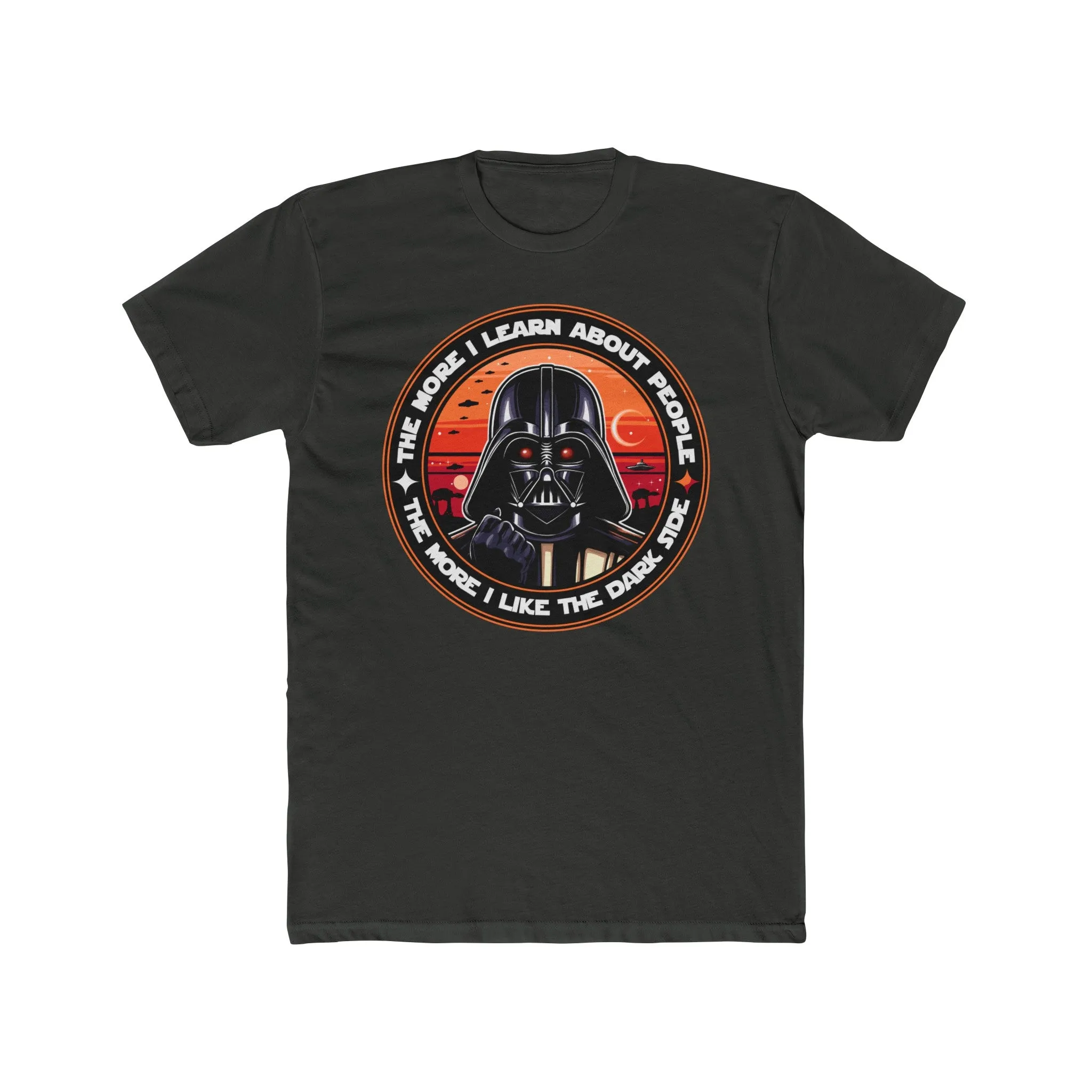 Vader Dark Side On Next Level Tee