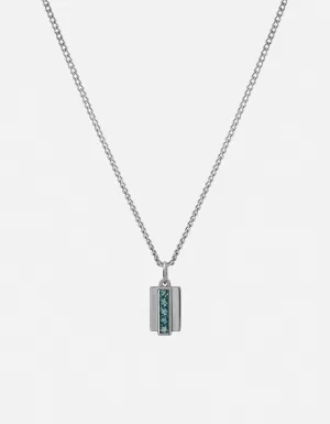 Vertigo Topaz Necklace, Sterling Silver