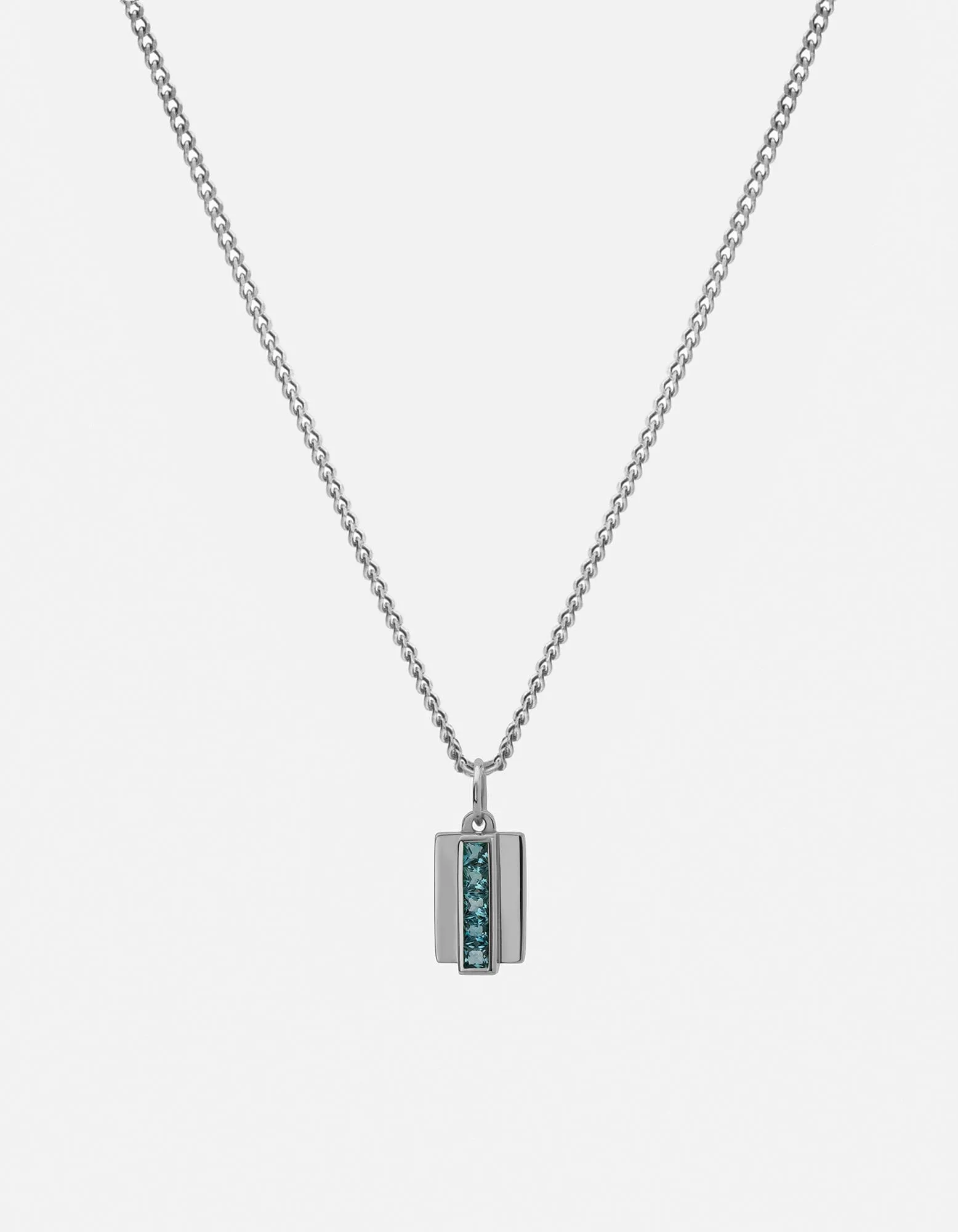 Vertigo Topaz Necklace, Sterling Silver