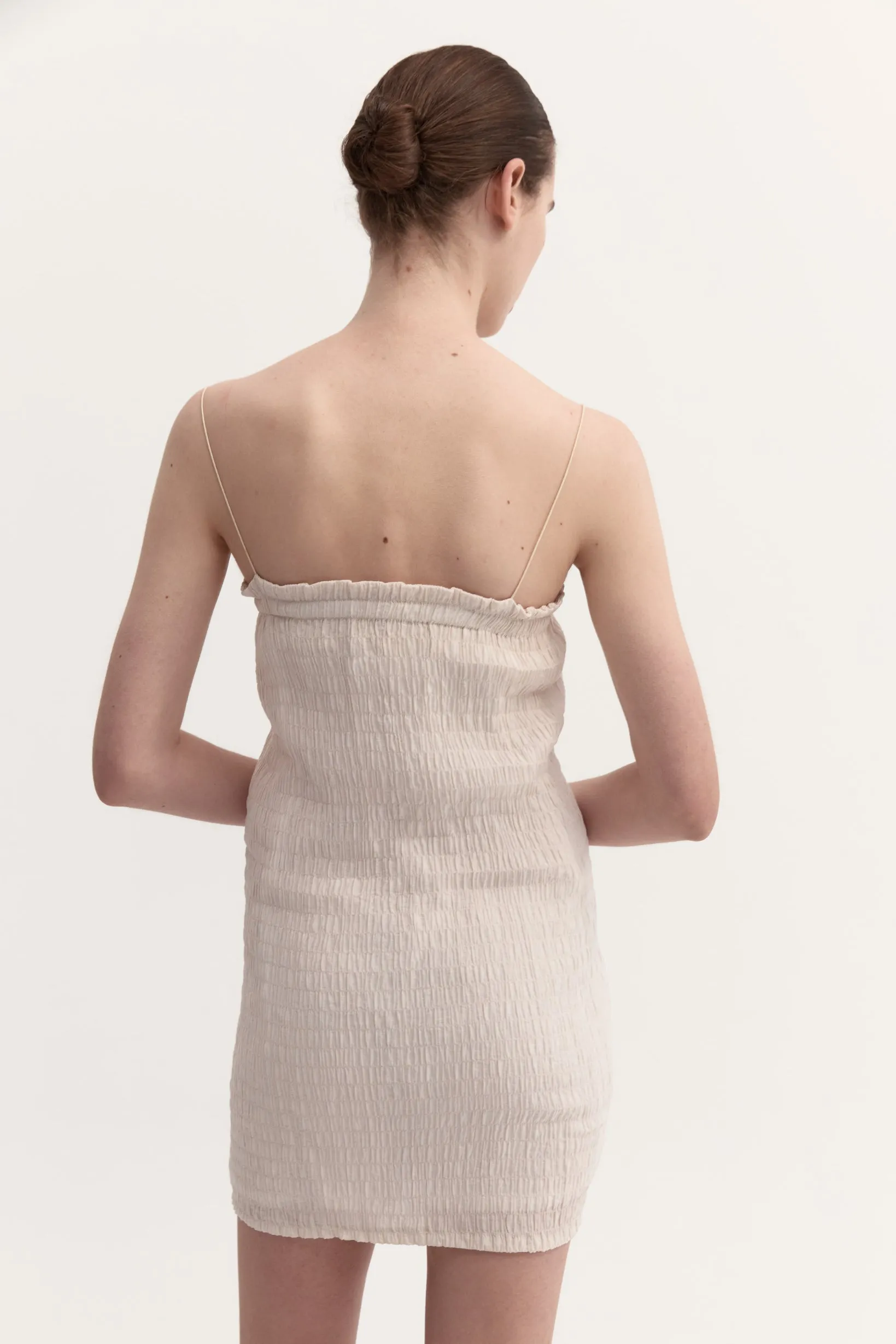 VICTORIA MINI DRESS - CREAM