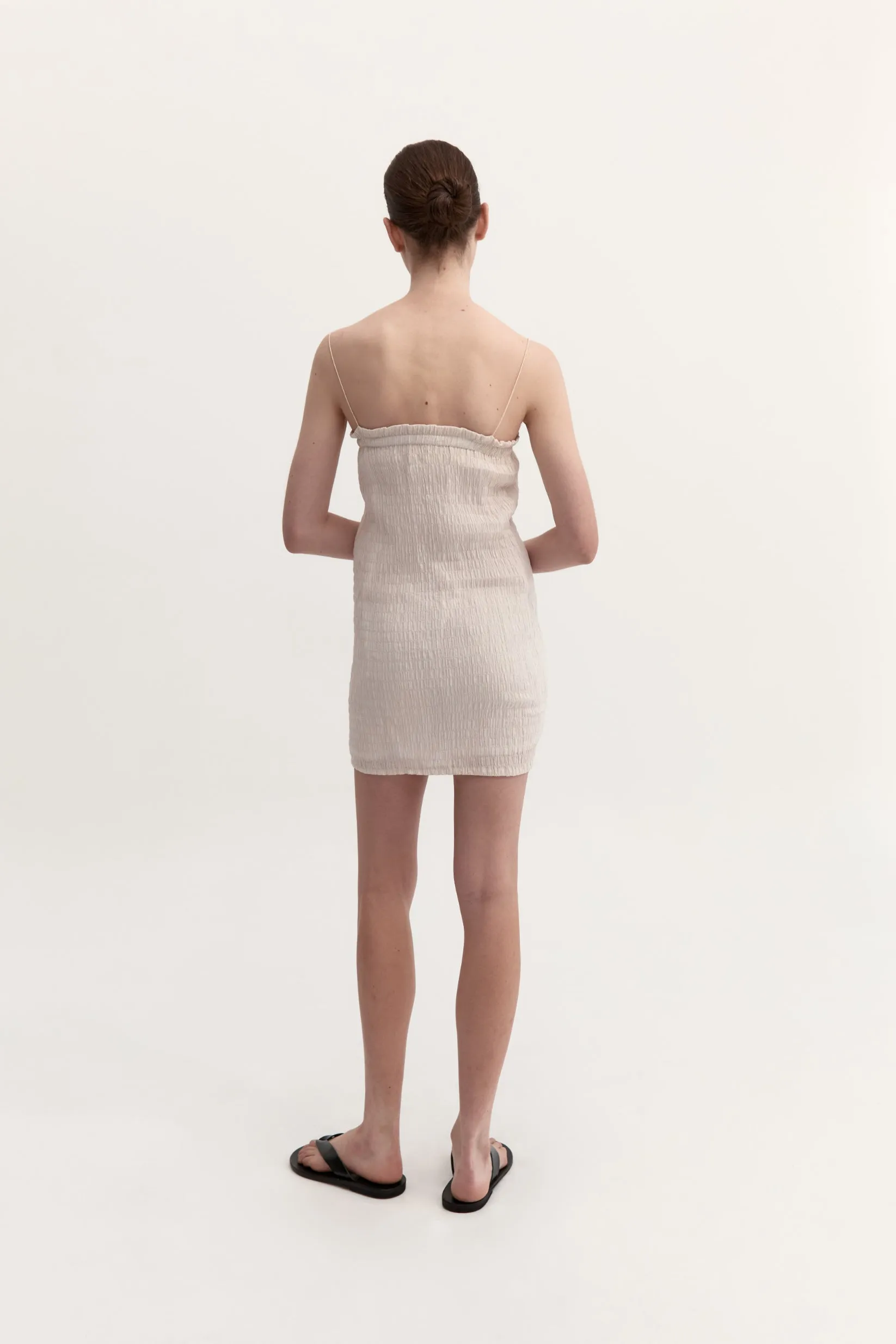 VICTORIA MINI DRESS - CREAM