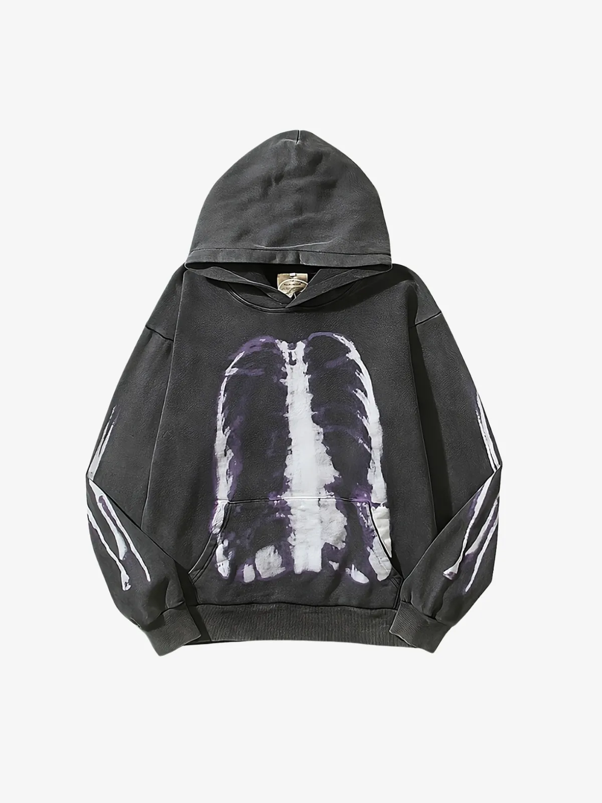 VINTAGE DISTRESSED SKULL HOODIE