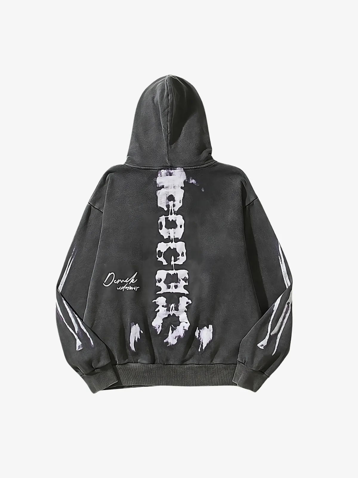 VINTAGE DISTRESSED SKULL HOODIE