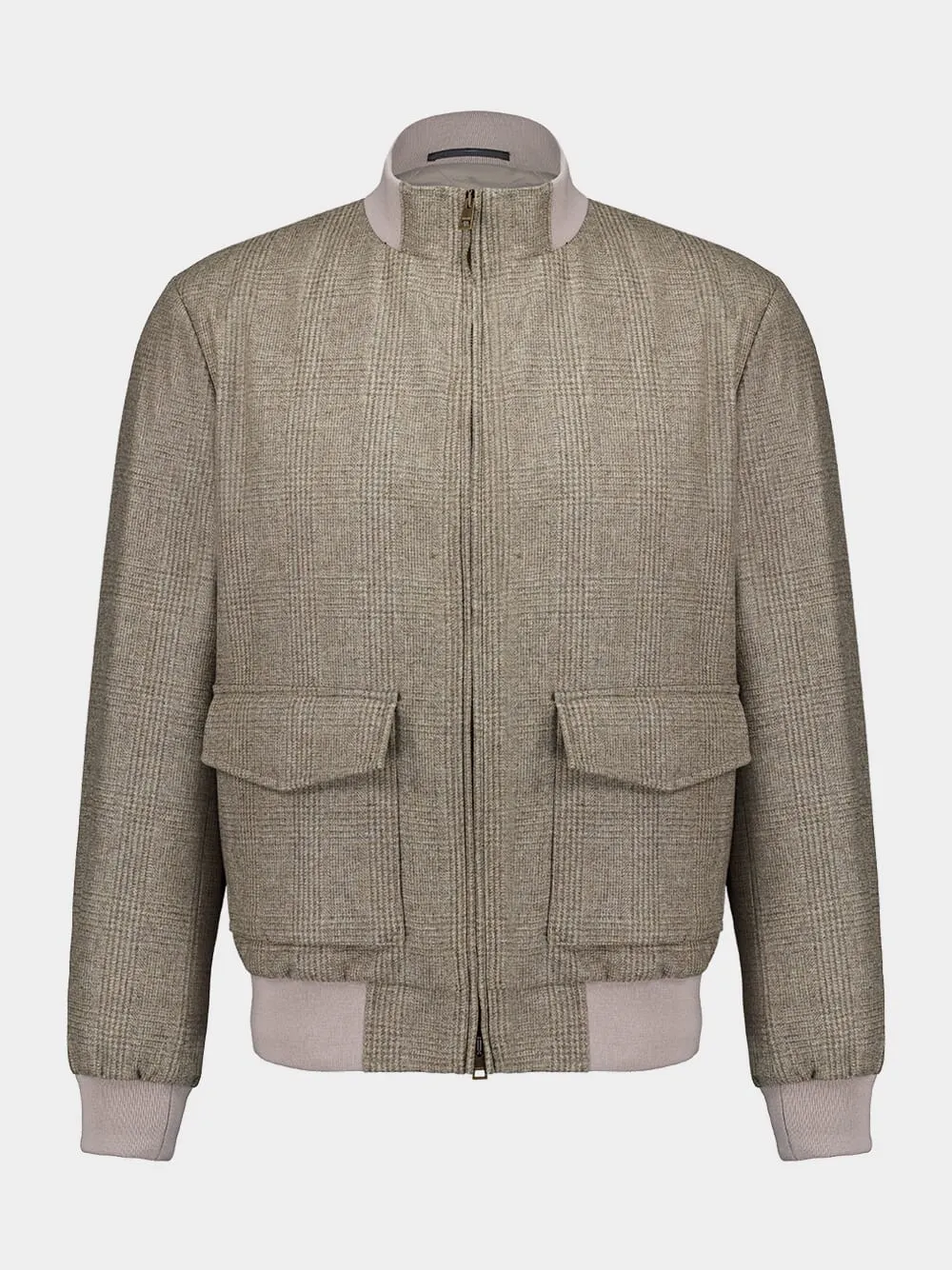 Virgin Wool Bomber Jacket