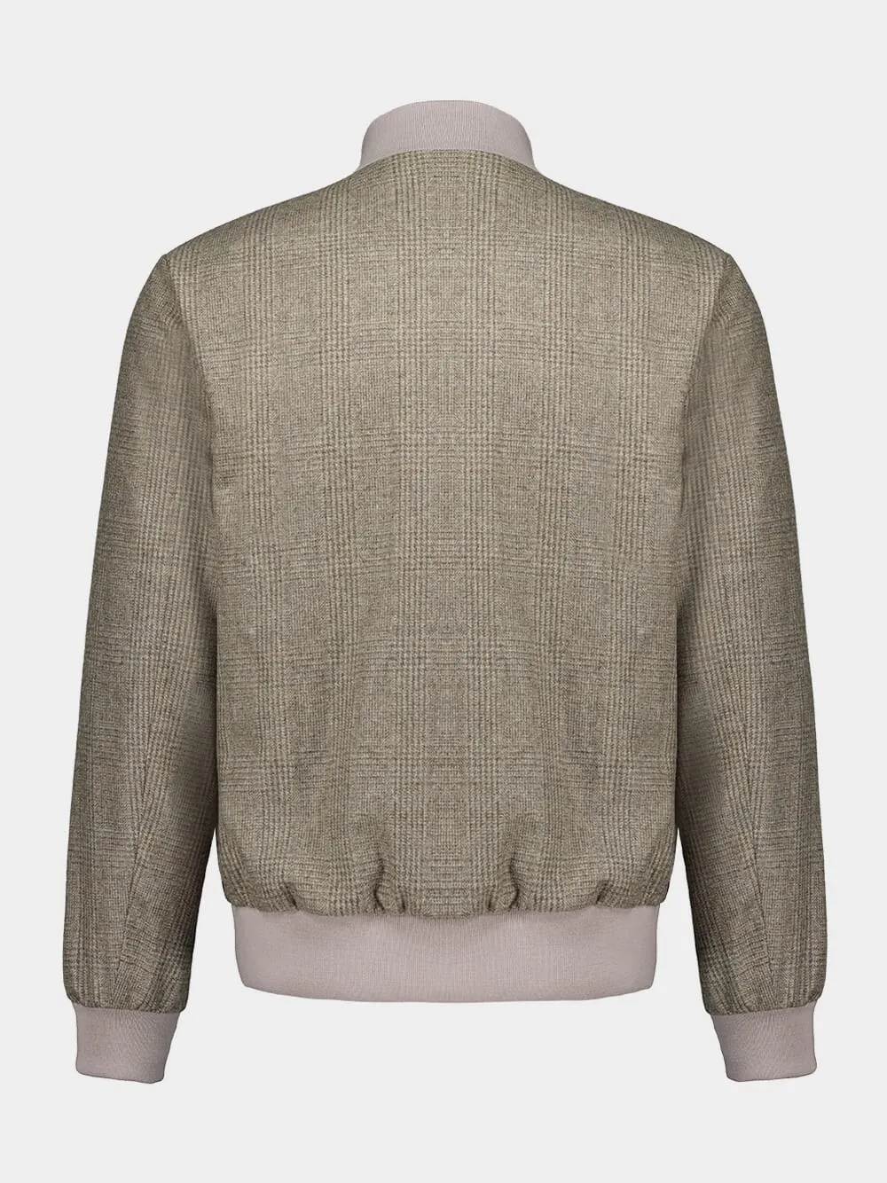 Virgin Wool Bomber Jacket