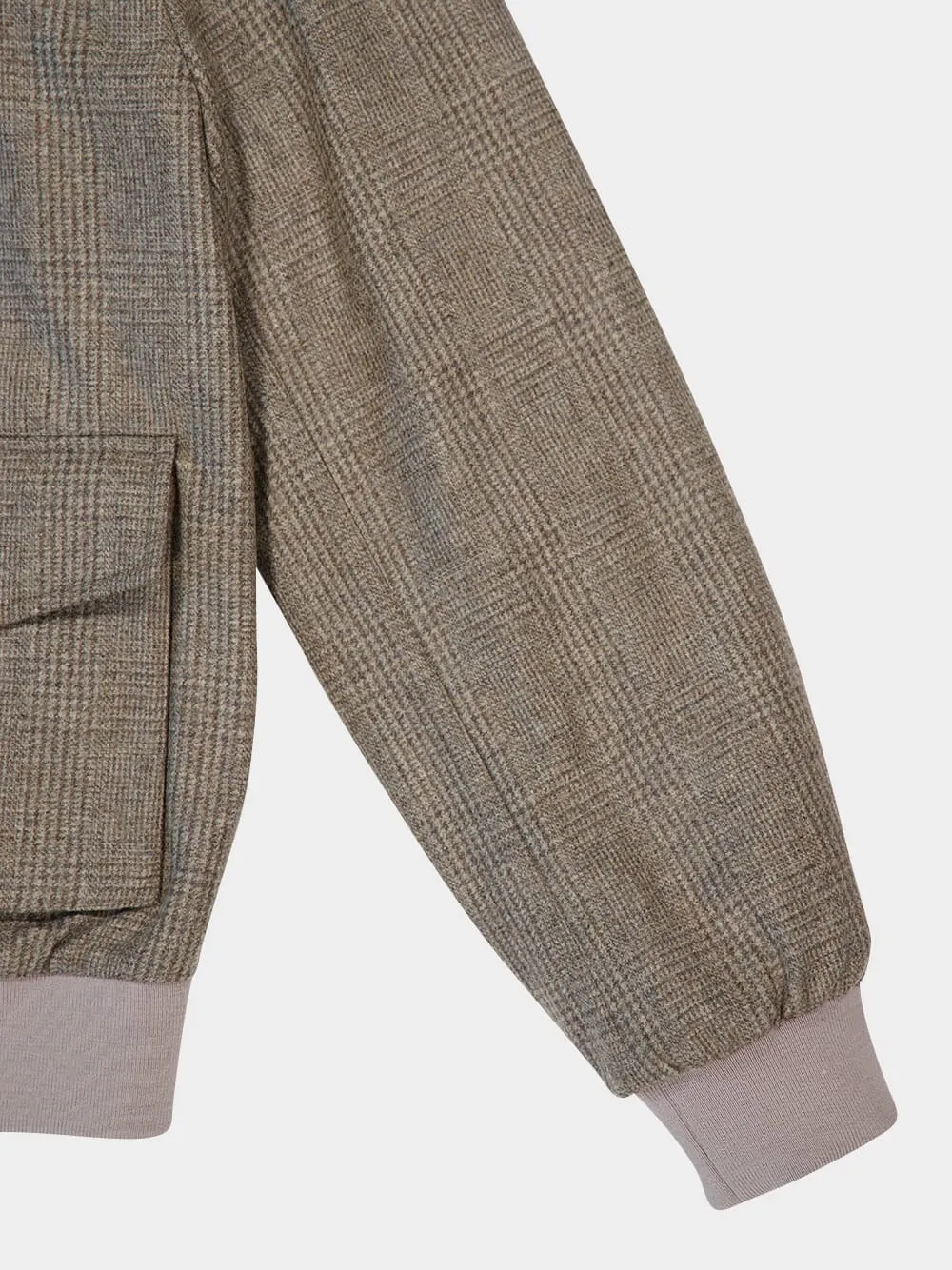 Virgin Wool Bomber Jacket