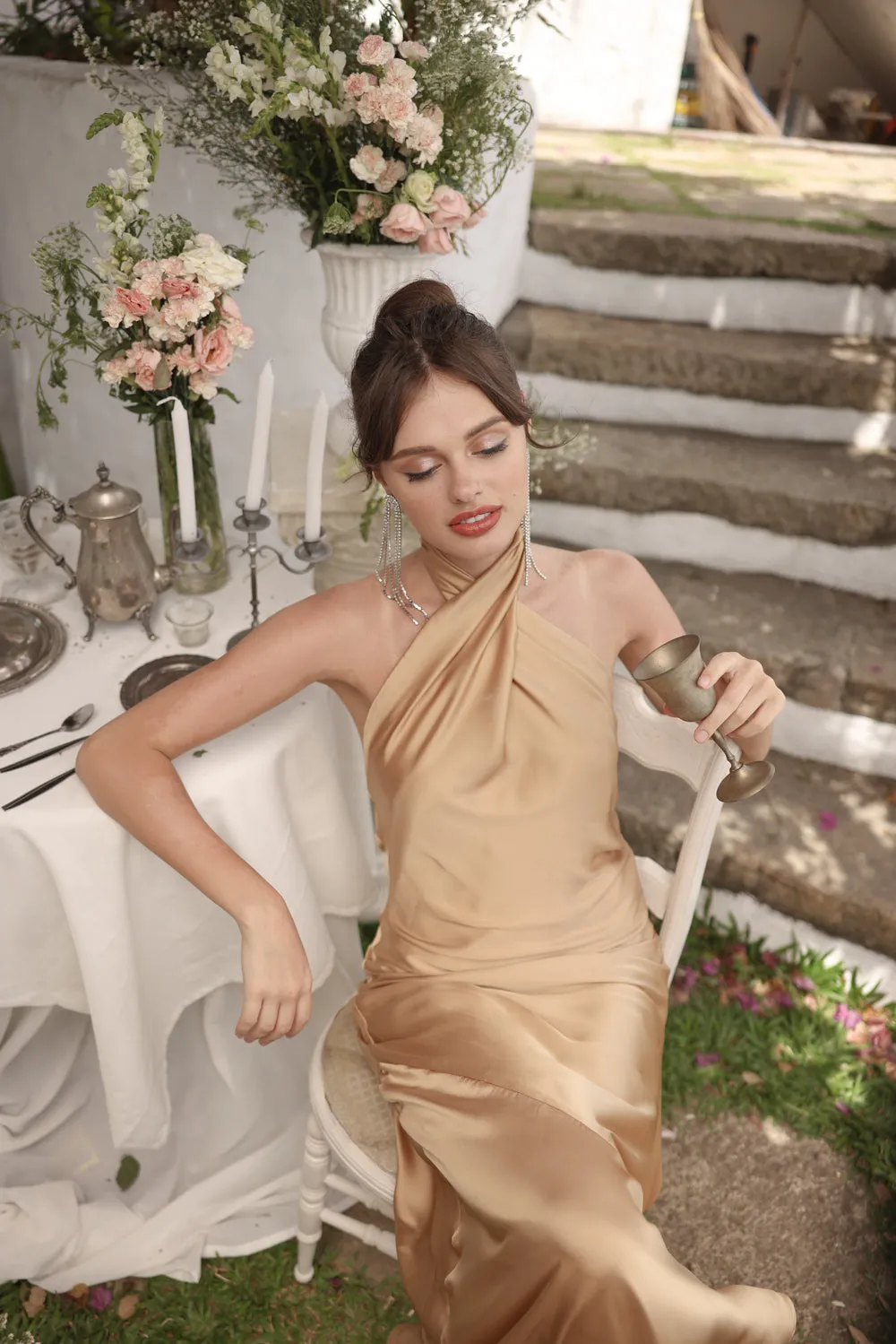 VITTORIA Twist Silk Maxi with Mini Trail (Bronze SC Silk)