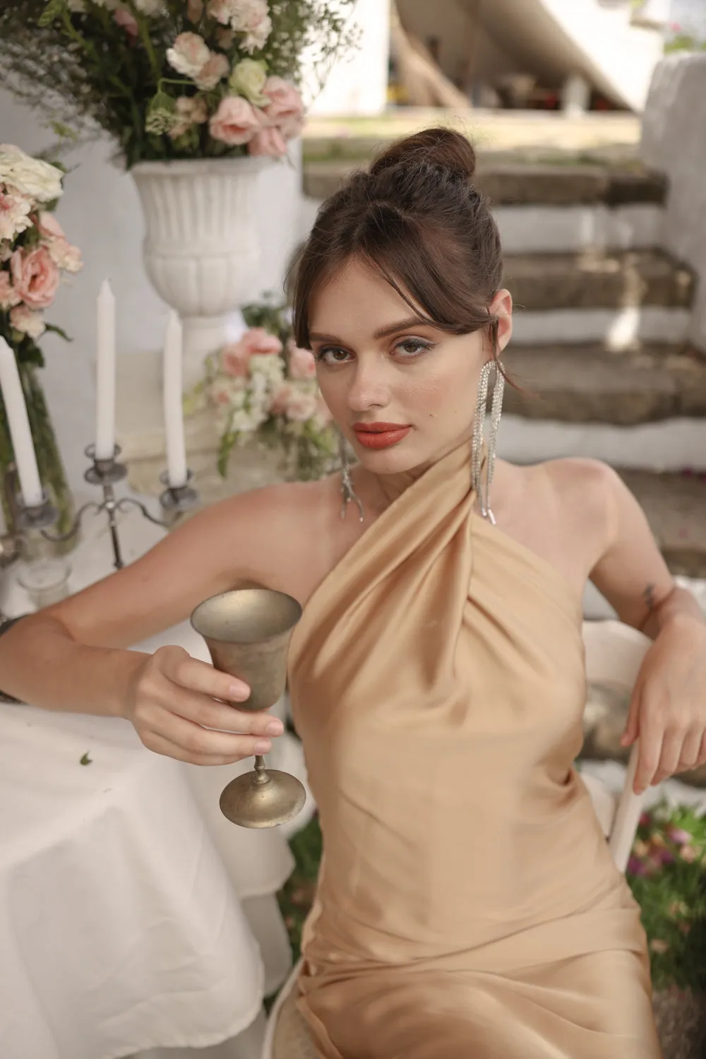 VITTORIA Twist Silk Maxi with Mini Trail (Bronze SC Silk)