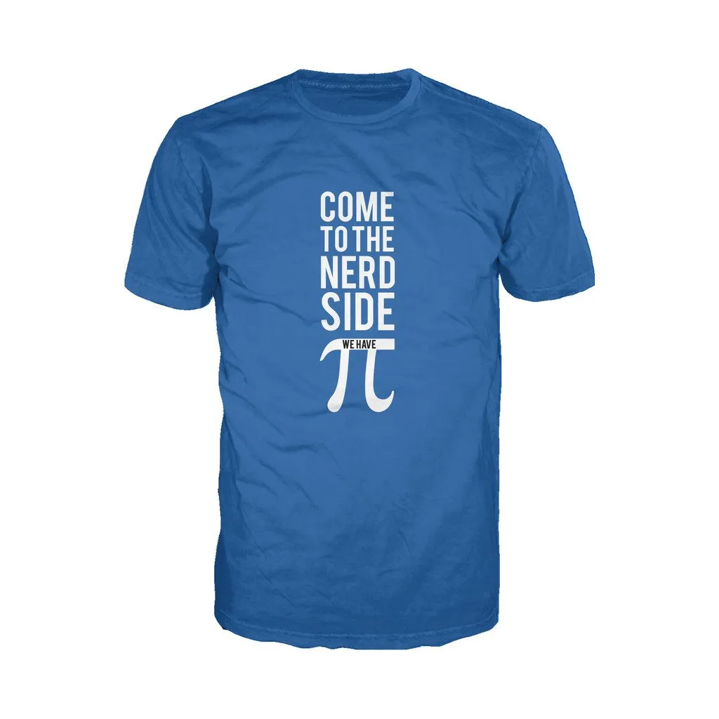 Weird Science Come To The Nerd Side We Have Pi Official Men's T-shirt (Royal Blue)