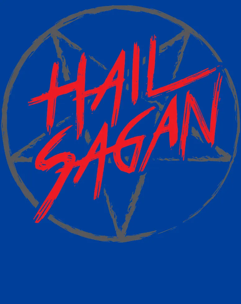 Weird Science Hail Sagan Official Women's T-shirt (Royal Blue)