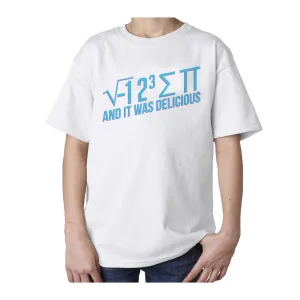 Weird Science I 8 Sum Pi Official Kid's T-shirt (White)