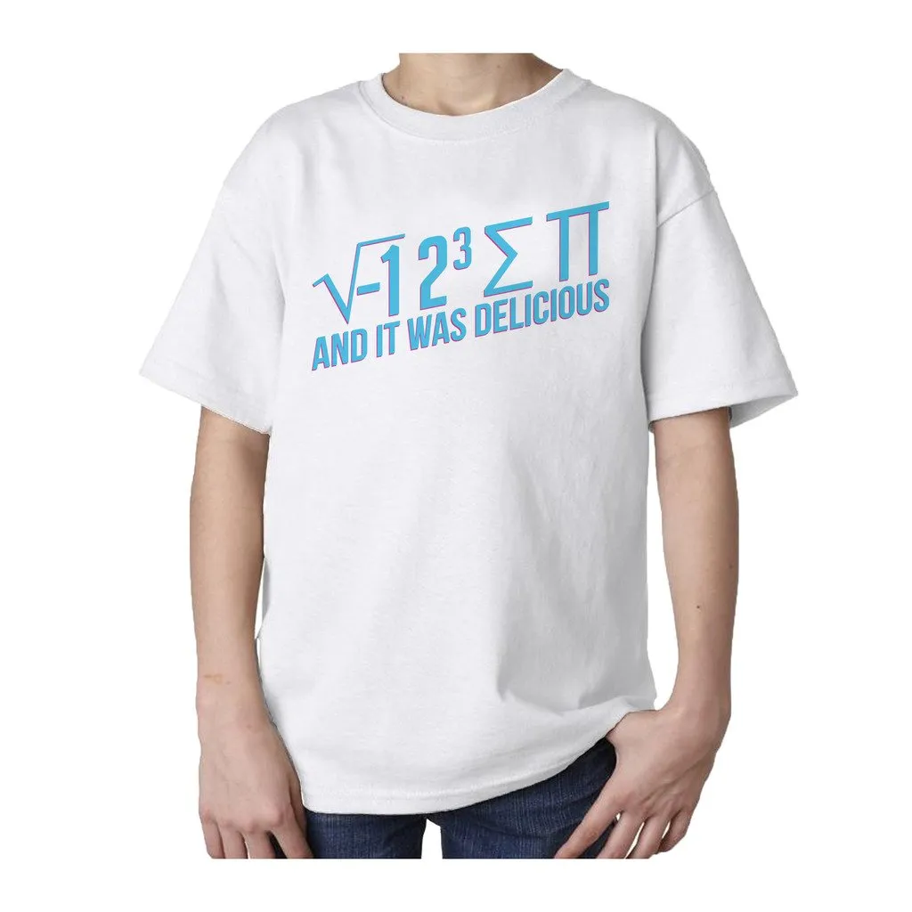 Weird Science I 8 Sum Pi Official Kid's T-shirt (White)
