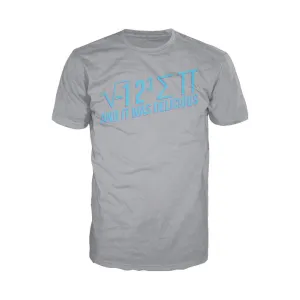 Weird Science I 8 Sum Pi Official Men's T-shirt (Heather Grey)