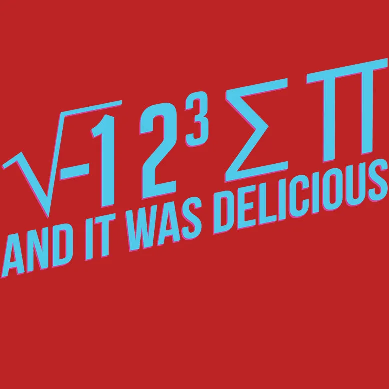 Weird Science I 8 Sum Pi Official Men's T-shirt (Red)