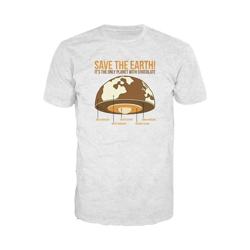 Weird Science Save The Earth - Chocolate Official Men's T-Shirt (Heather Grey)
