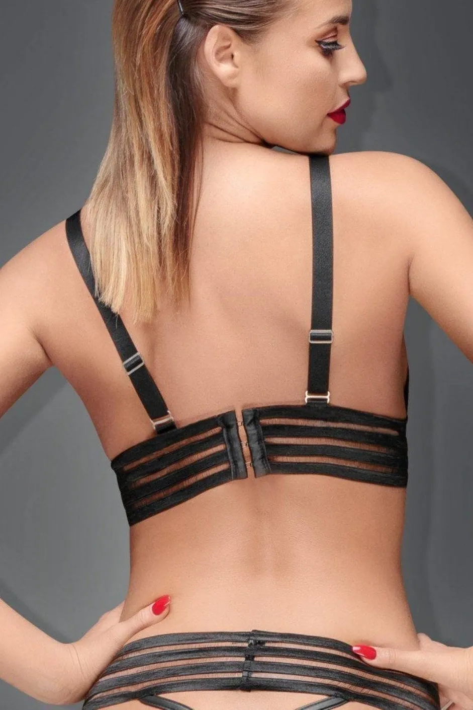 Wetlook Bralette With Elastic Bands