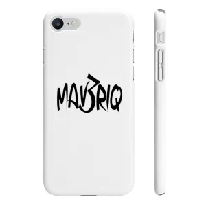 White MAV3RIQ Phone Case